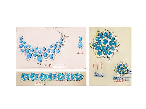 Эскизы брошей и украшений, которые вдохновили дизайнеров