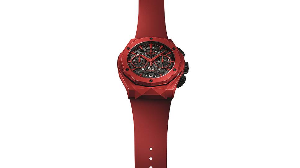 Hublot, Aerofusion Chronograph, 45 мм, керамика, механизм с автоматическим подзаводом