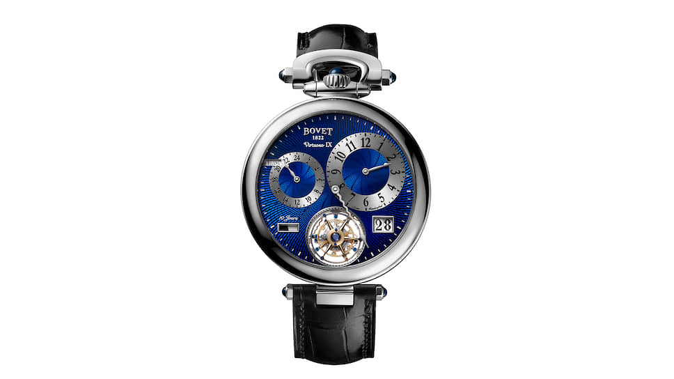 Bovet, часы Virtuoso IX, 46,3 мм, розовое золото, механизм с ручным подзаводом, запас хода 10 дней