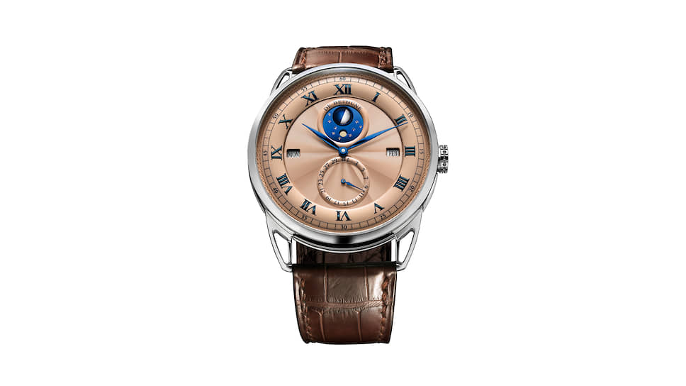 De Bethune, часы DB25 Perpetual Calendar, 44 мм, платина, механизм с автоматическим подзаводом