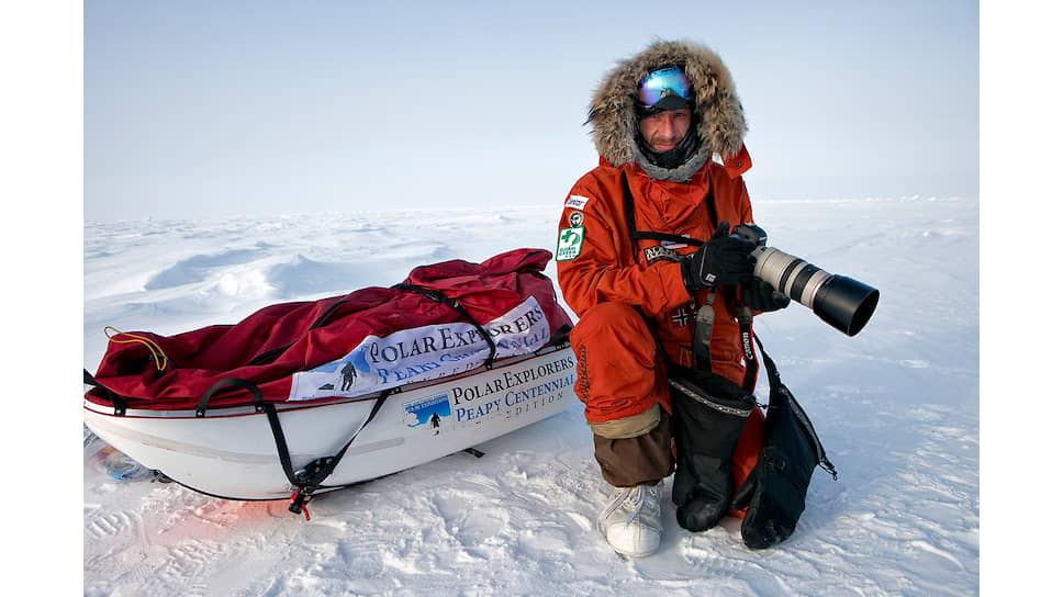 Путешественник Себастьян Коупленд в честь которого выпущена специальная модель часов Ulysse Nardin Diver X Antarctica