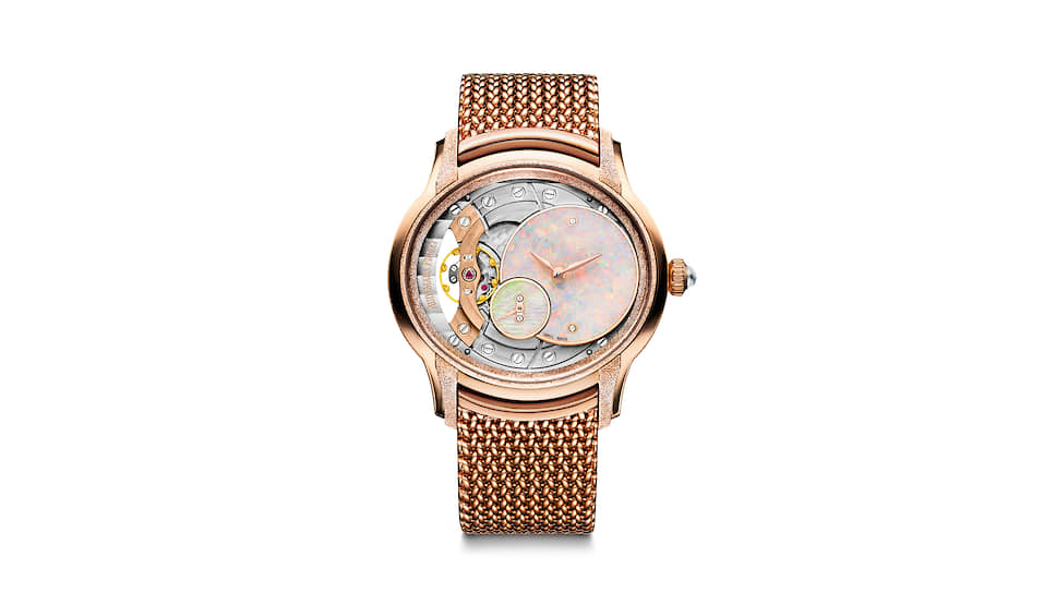 Millenary Frosted Gold Opal, Audemars Piguet, 39,5 мм, розовое золото, опал, механизм с ручным подзаводом