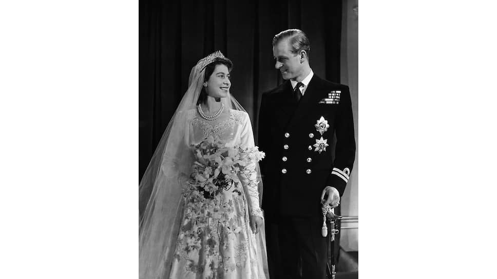 Свадьба будущей королевы Елизаветы II и принца Филиппа, 20 ноября 1947 года