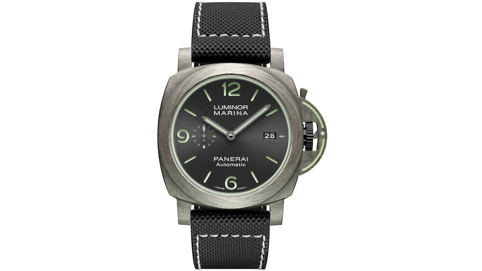 Panerai, часы Luminor Marina Fibratech, 44 мм, материал Fibratech, механизм с автоматическим подзаводом