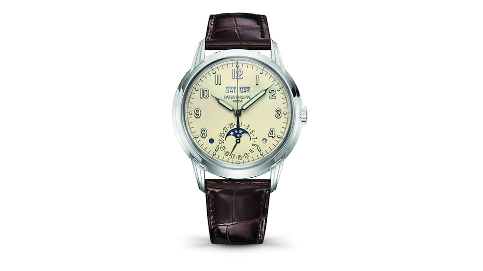 Patek Phillipe, часы Grand Complications, 40 мм, белое золото, механизм с автоматическим подзаводом