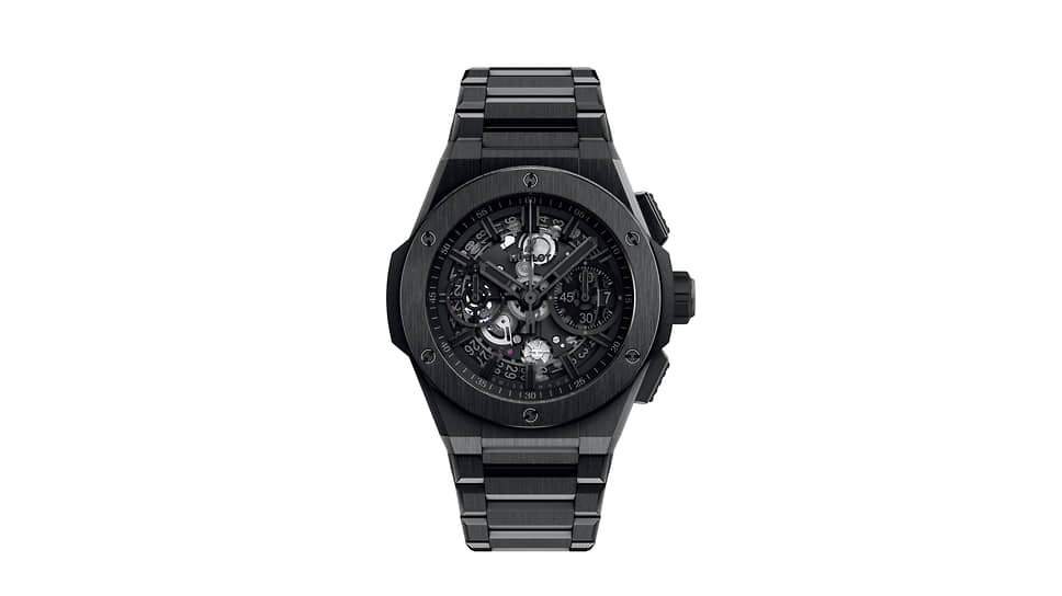 Hublot, часы Big Bang Integral, 42 мм, титан, механизм с автоматическим подзаводом, запас хода 72 часа