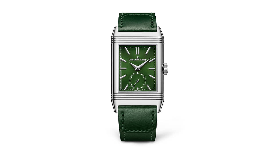 Jaeger-LeCoultre, часы Reverso Tribute Small Seconds, 45,6 x 27,4 мм, сталь, механизм с ручным подзаводом, запас хода 42 часа