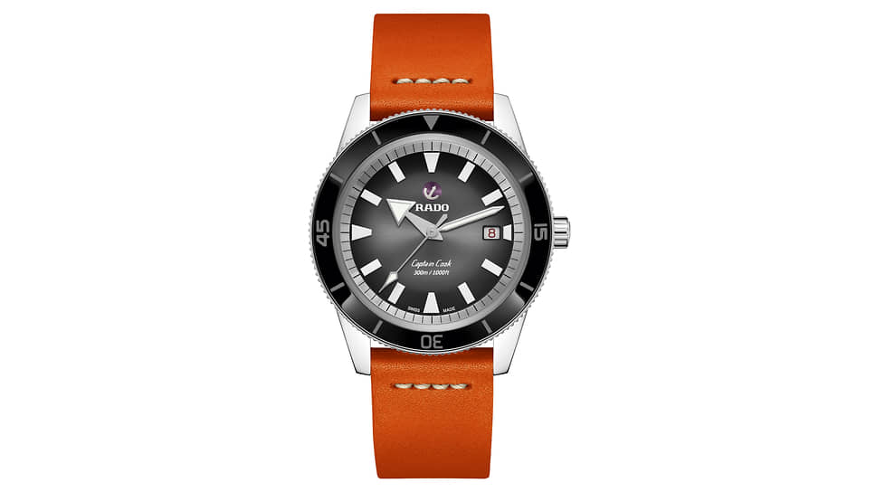 Rado, часы Captain Cook Automatic, 42 мм, сталь, керамика, механизм с автоматическим подзаводом, запас хода 80 часов, водонепроницаемость 300 м