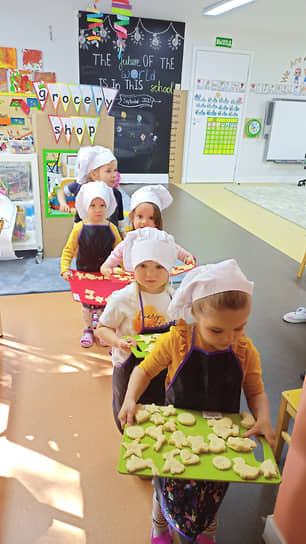 Занятия в школе English Playschool Moscow