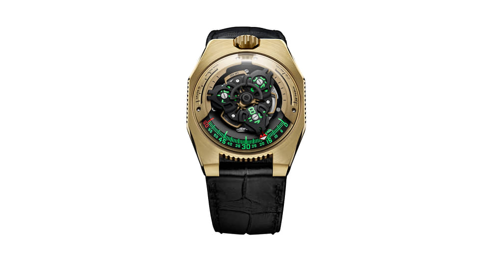 Urwerk UR-100 Electrum Gold Edition