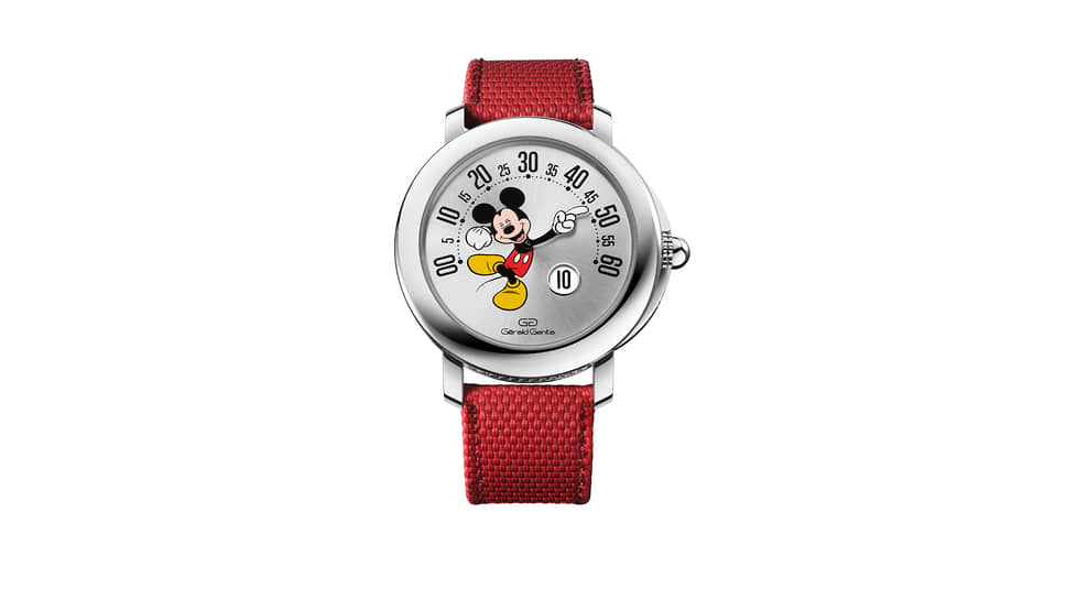 Gerald Genta Arena Retrograde Mickey Mouse