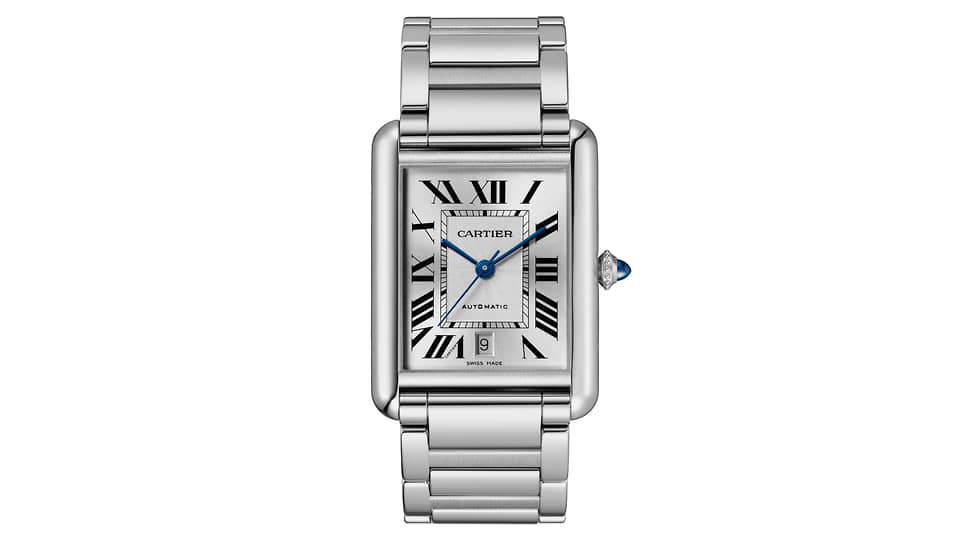 Tank Must De Cartier WSTA 0053, корпус 29,5 мм из стали, автоматический хронограф