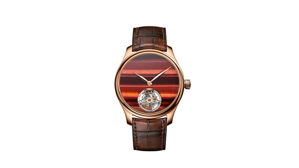 H. Moser & Cie Endeavour Tourbillon, корпус 40 мм из красного золота, автоматические с парящим турбийоном