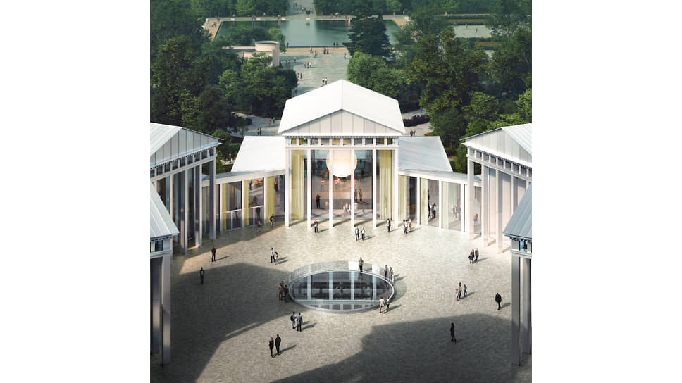 Проект реконструкции павильона «Шестигранник», разработанный архитектурным бюро SANAA