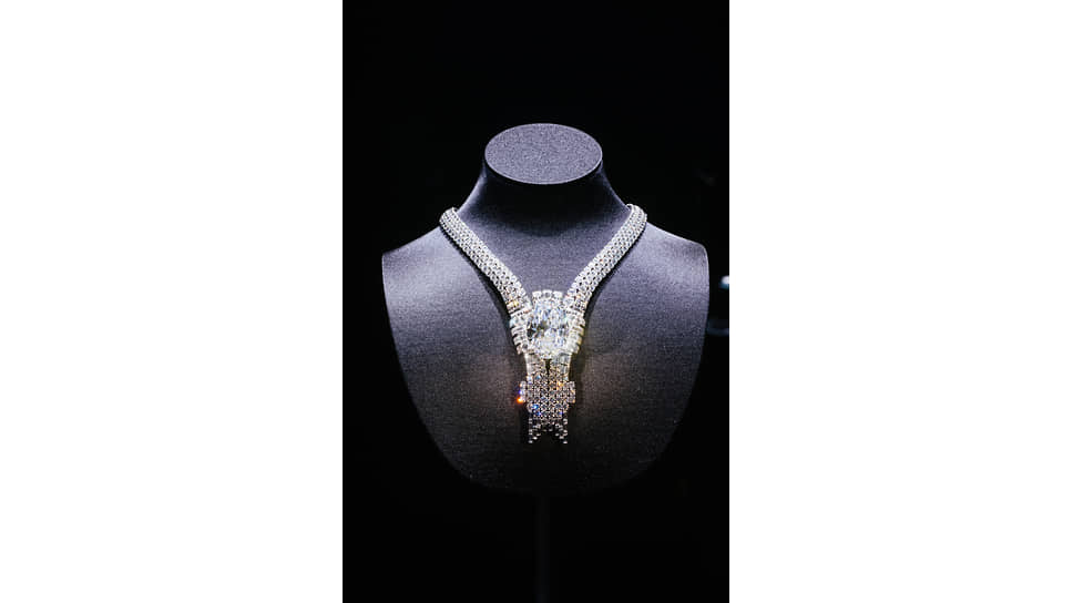 Tiffany &amp; Co., обновленное архивное колье со Всемирной выставки 1939 года, бриллиант Empire Diamond (80 карат), бриллианты