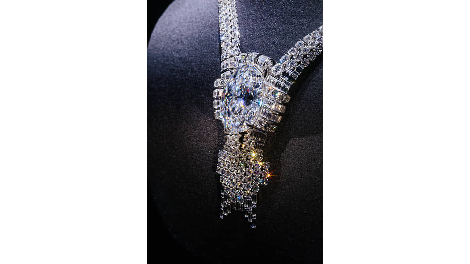 Tiffany &amp; Co., обновленное архивное колье со Всемирной выставки 1939 года, бриллиант Empire Diamond (80 карат), бриллианты
