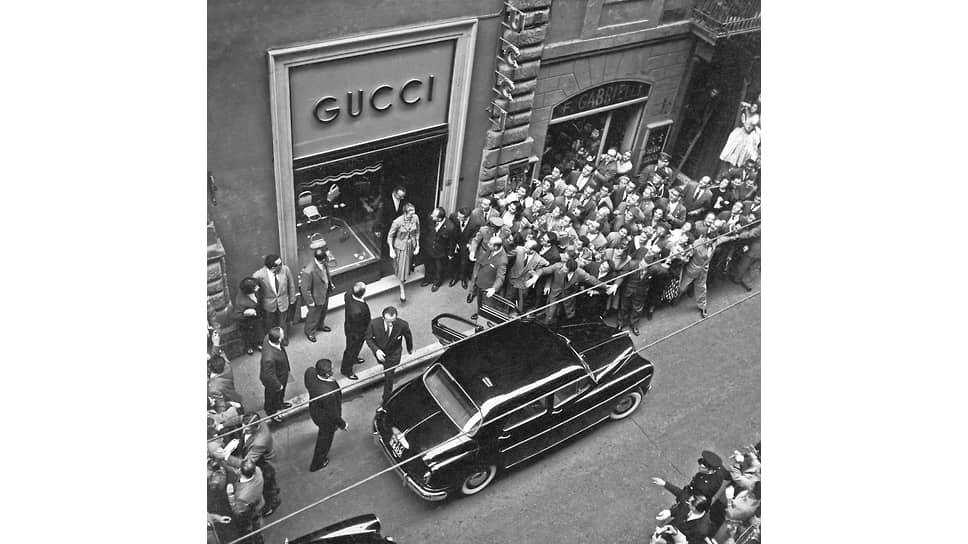 Открытие первого магазина Gucci во Флоренции, 1920-е годы