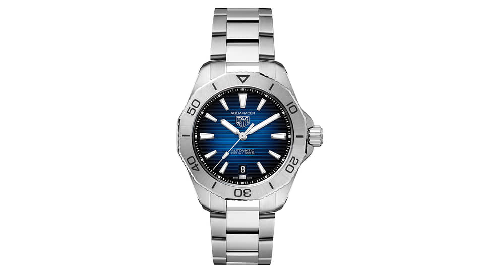 TAG Heuer Aquaracer Professional 200, автоматический механизм Calibre 5, корпус 40 мм и браслет из стали