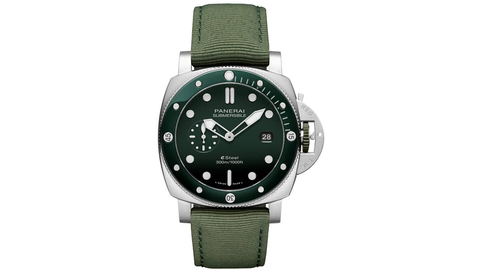 Panerai Submersible QuarantaQuattro eSteel™ Verde Smeraldo — PAM01287