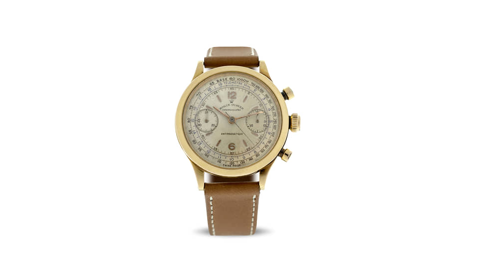 Rolex, золотой хронограф rеf. 3525 подарил своему врачу генеральный секретарь итальянской компартии Пальмиро Тольятти