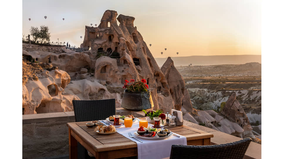 В ресторане отеля Argos in Cappadocia