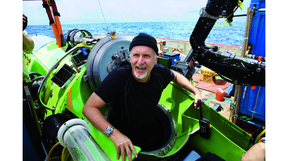 Джеймс Кэмерон совершил одиночное погружение в Марианскую впадину на борту специально построенного при поддержке Rolex глубоководного аппарата Deepsea Challenger