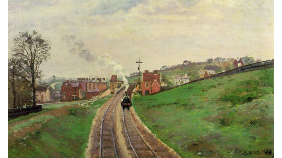 Камиль Писсарро. «Станция Лордс-Лейн, Далвич», 1871 год