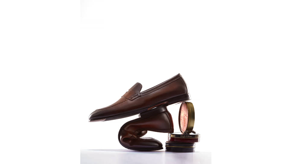 Пенни-лоферы Panarea из мягкой кожи, окрашенной вручную, коллекция «Очарование Ривьеры»
