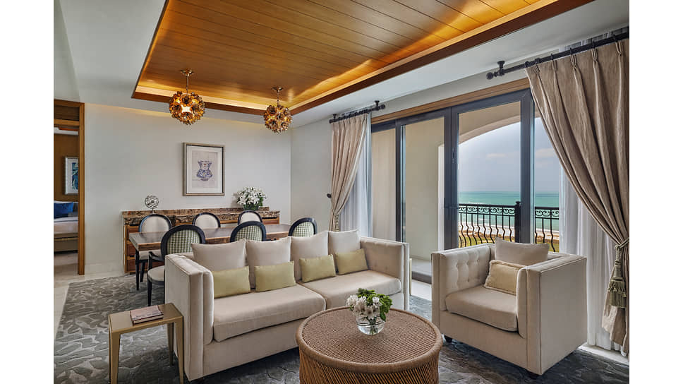 В номере  отеля The St. Regis Saadiyat Island Resort