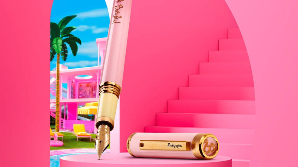 Перьевая ручка Barbie The Movie Icon из стали с ионным покрытием, смолы и сапфирового стекла