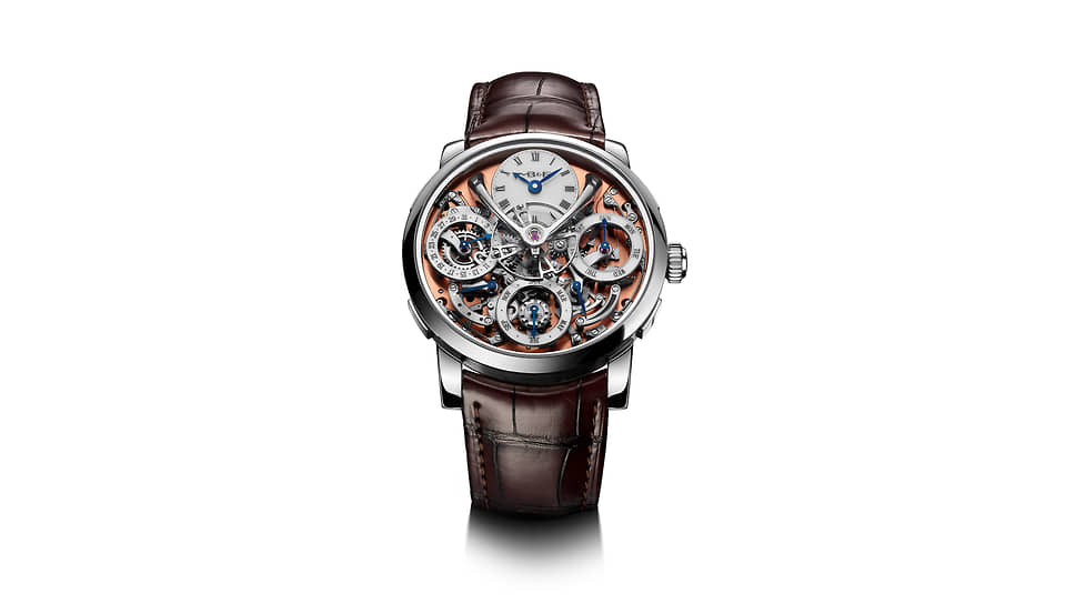 MB&F LM Perpetual Stainless Steel Salmon Dial
