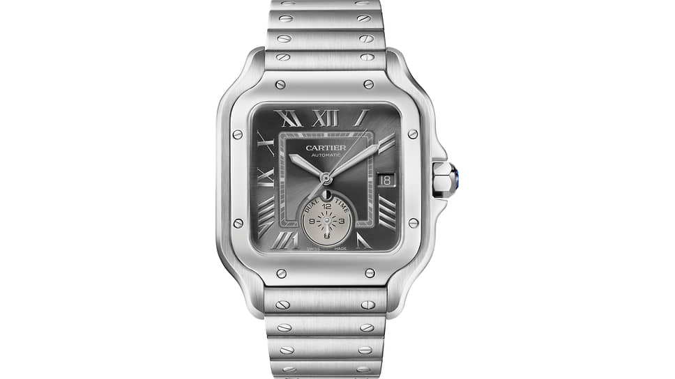 Cartier Santos De Cartier Dual Time Watch