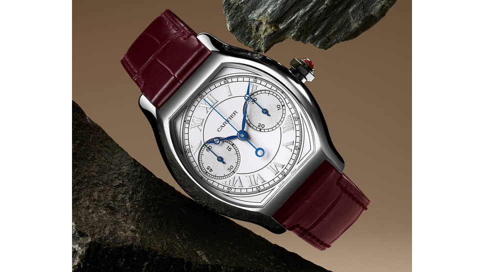 Cartier Privé Tortue Monopoussoir Chronograph