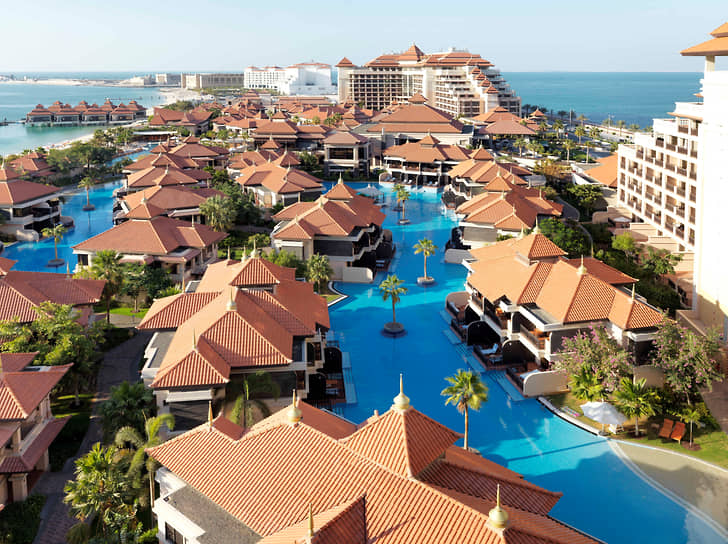 Виды курорта Anantara The Palm Dubai Resort