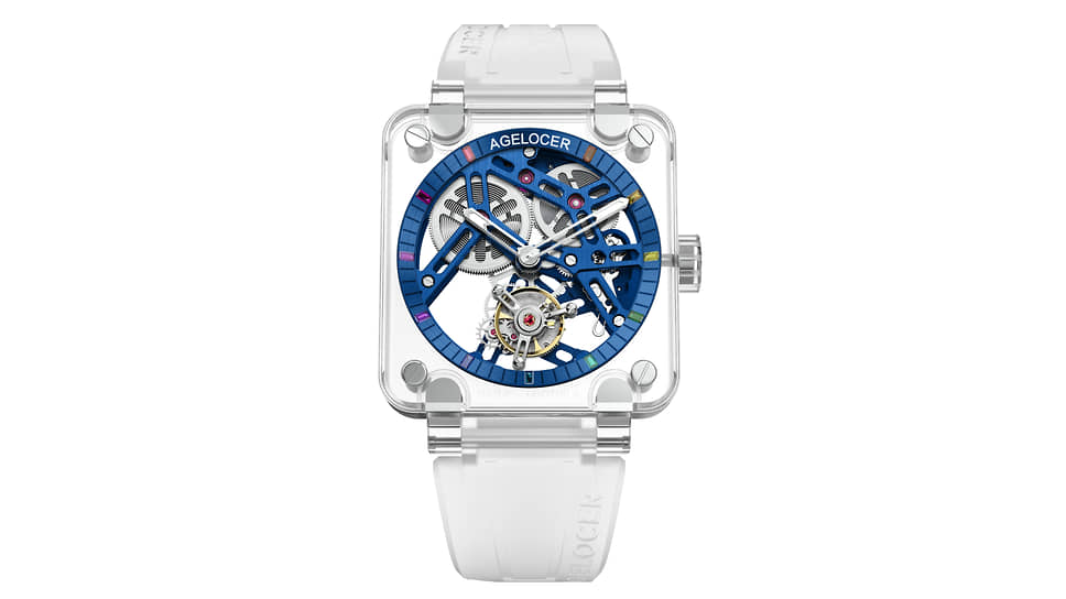 Agelocer Sapphire Infinite Walker Tourbillon в корпусе 40 на 42 мм из синтетического сапфира