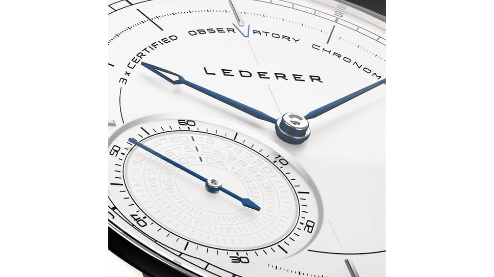 Bernhard Lederer 3 Times Certified Observatory Chronometer