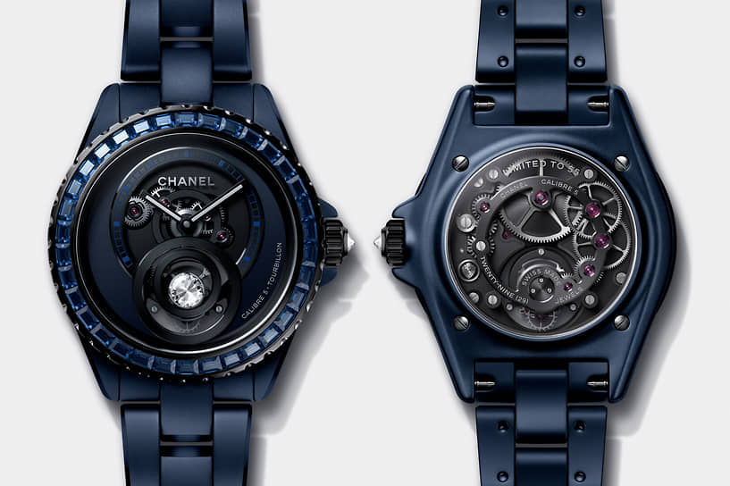 Chanel J12 Bleu Tourbillon Diamant Calibre 5