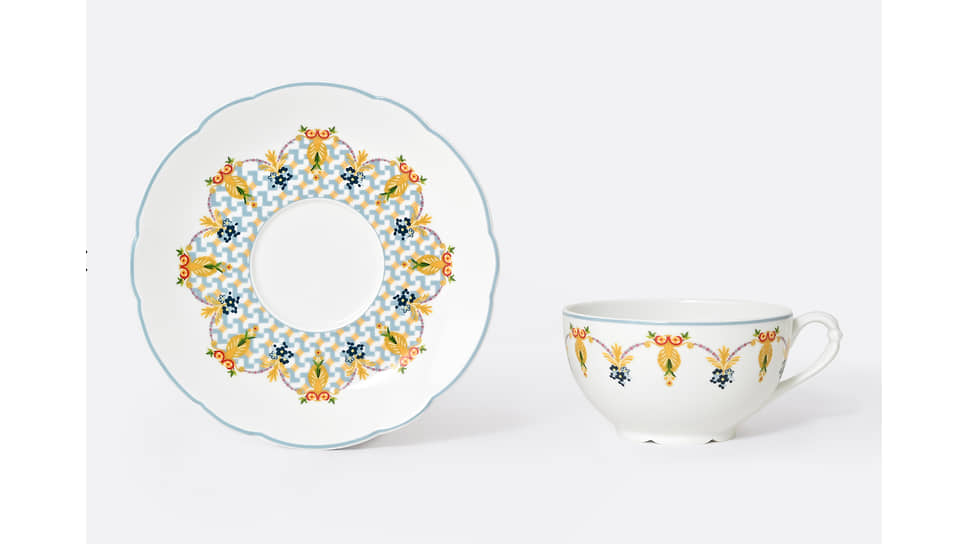 Чашка с блюдцем (сервиз Trianon,
Bernardaud)