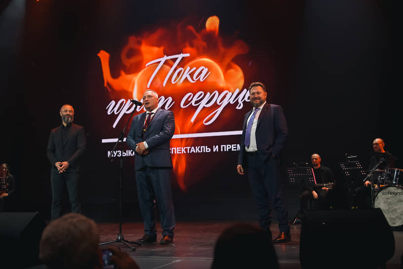 Создатели спектакля слева направо: Михаил Скигин, Игорь Исаков и Климент Русакомский