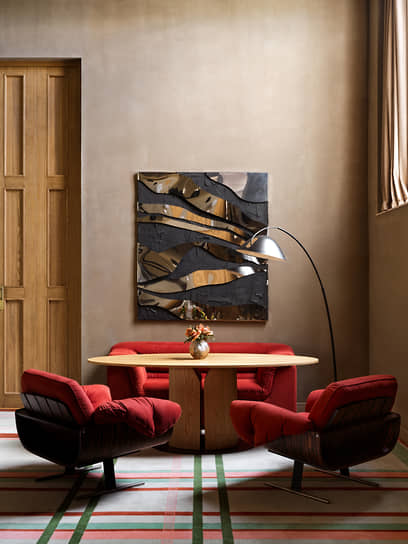 Интерьеры делового клуба в Доме русского бильярда «Москва»