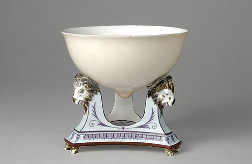 Севрская мануфактура. Чаша из сервиза молочной фермы в Рамбуйе, 1787 год