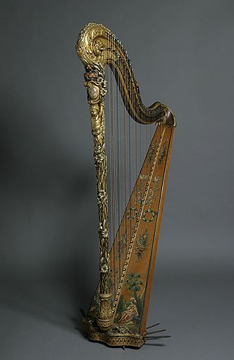 Жан-Анри Надерман. Арфа Марии-Антуанетты, 1774 год