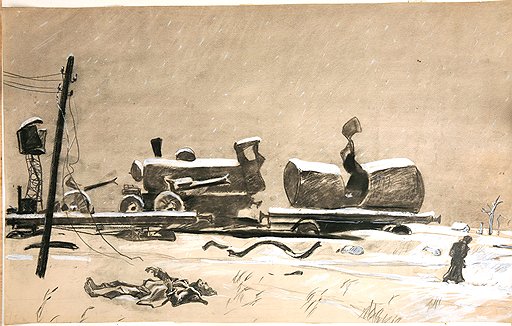 «Разбитая станция», 1942