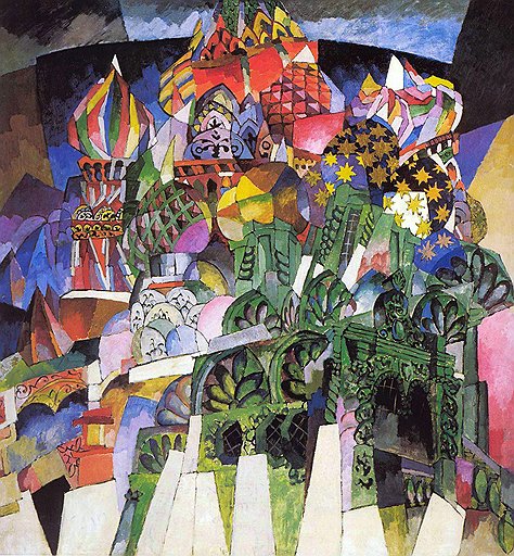 Аристарх Лентулов. «Василий Блаженный», 1913 год