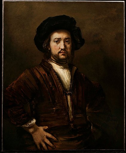 Рембрандт. &quot;Подбоченившийся мужчина&quot;, 1658 год. Холст, масло. Галерея Otto Naumann