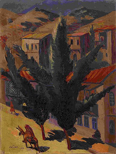 Мартирос Сарьян. &quot;Улица кавказского города (Тифлис)&quot;, 1927 год. Эстимейт &amp;#163;200-300 тыс.