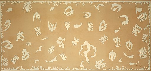 Анри Матисс. &quot;Океания: небо&quot;, 1946-1947 годы. Трафарет, экран, льняное полотно, шелк