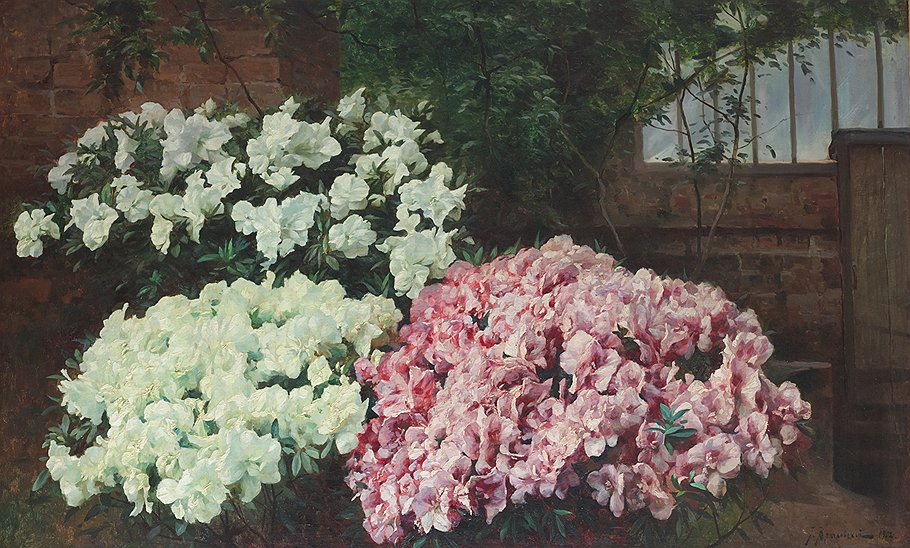 Иосиф Крачковский. &quot;Азалии&quot;, 1902 год. Эстимейт $750-800 тыс.