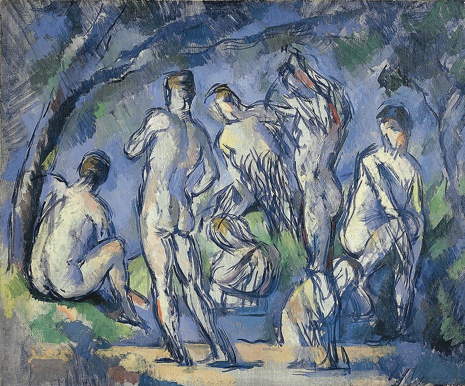 Поль Сезанн. &quot;Семь купальщиков&quot;, 1900 год