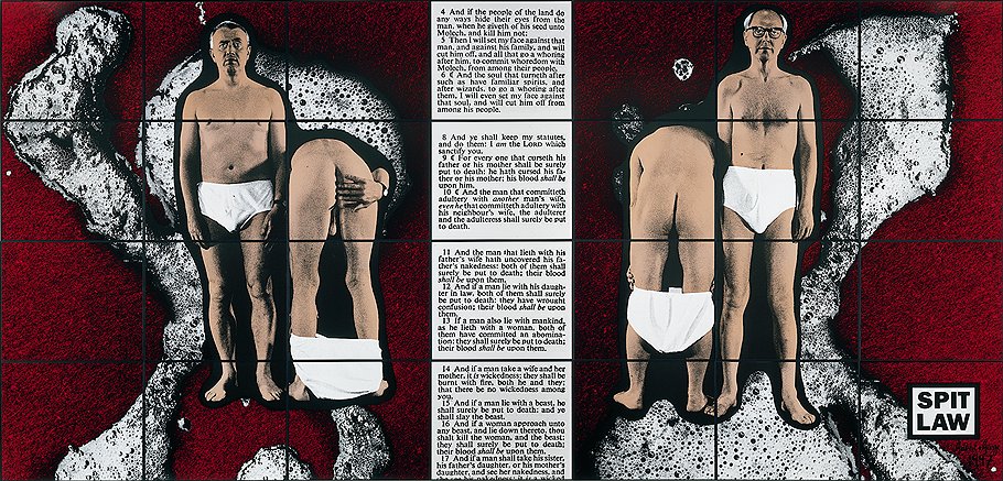 Гилберт и Джордж. &quot;Spit Law&quot;, 1997 год 